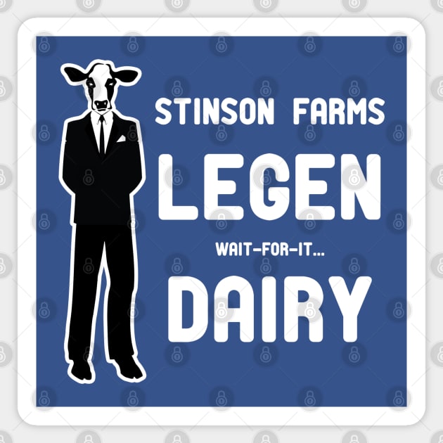 Legen Wait-For-It Dairy Sticker by NeuLivery